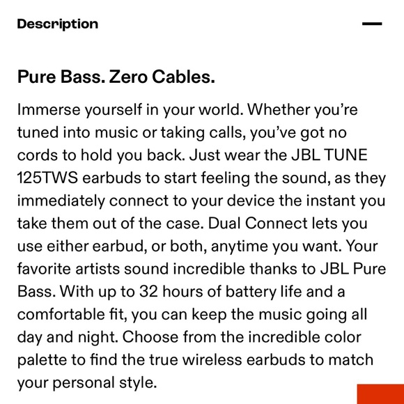 JBL Tune 125TWS | True wireless earbuds - Picture 11 of 16